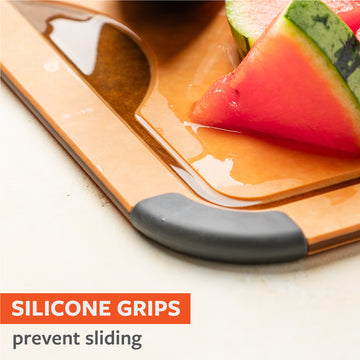 Chop Shop 4-Piece Cutting Board Set with Stand